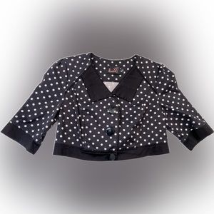 Annie 50 crop blazer XS